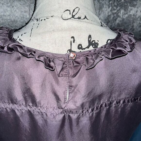 Trinity silk purple sleeveless dress small - Picture 6 of 6